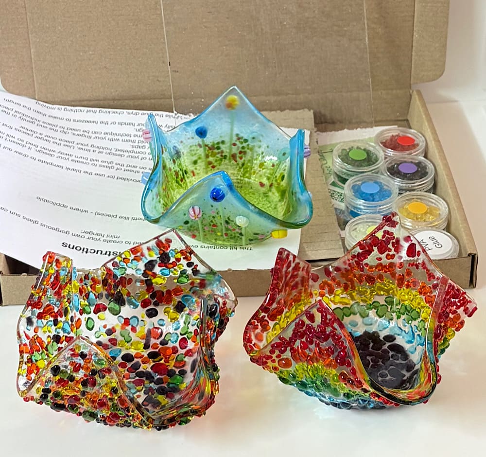 Tealight Holder Fused Glass Kit