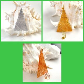 Metallic tree decoration