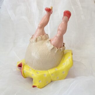 Oops-a-Daisy Ceramic Sculpture