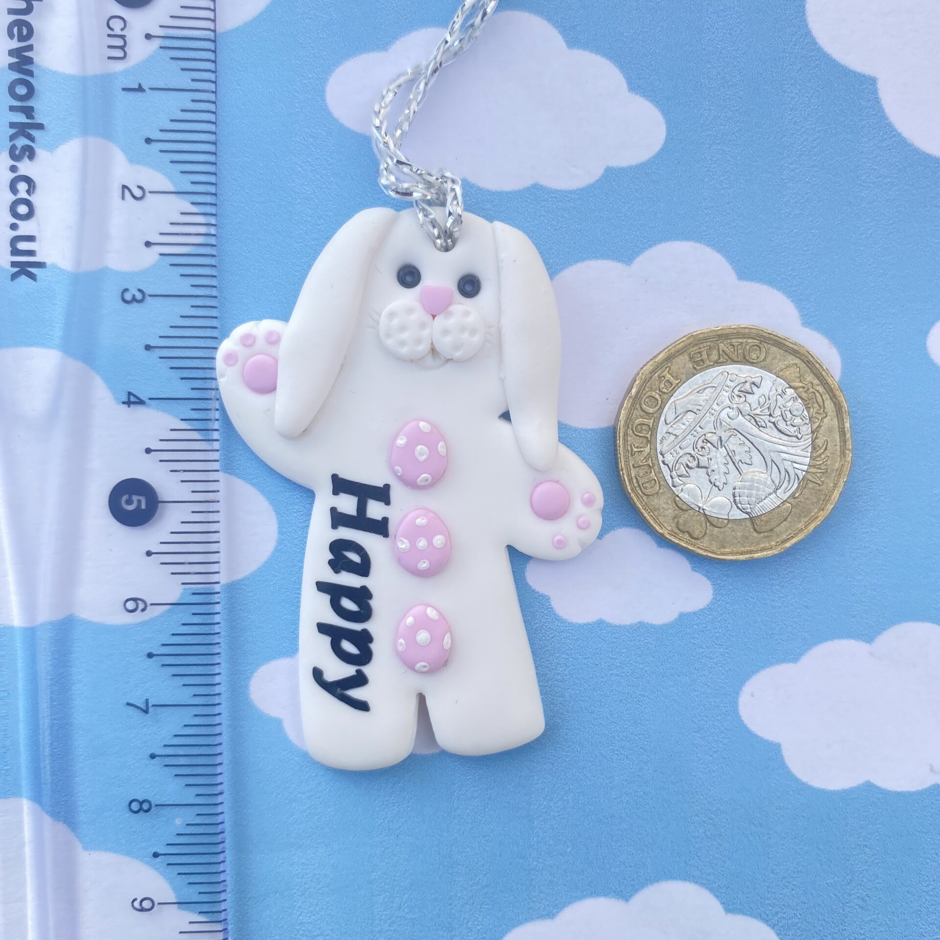 Personalised Easter Bunny Tree decoration - Image 4