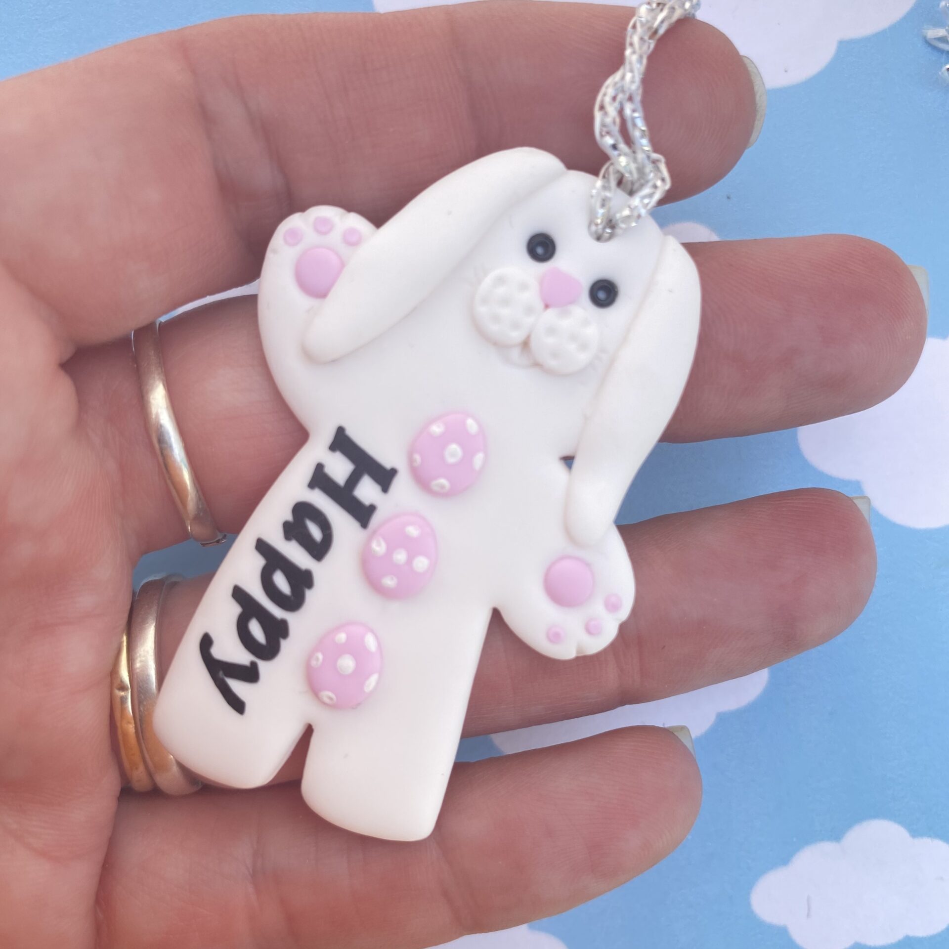Personalised Easter Bunny Tree decoration - Image 5