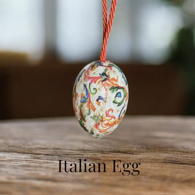 Hand crafted decoupaged Egg - Various designs - Image 3