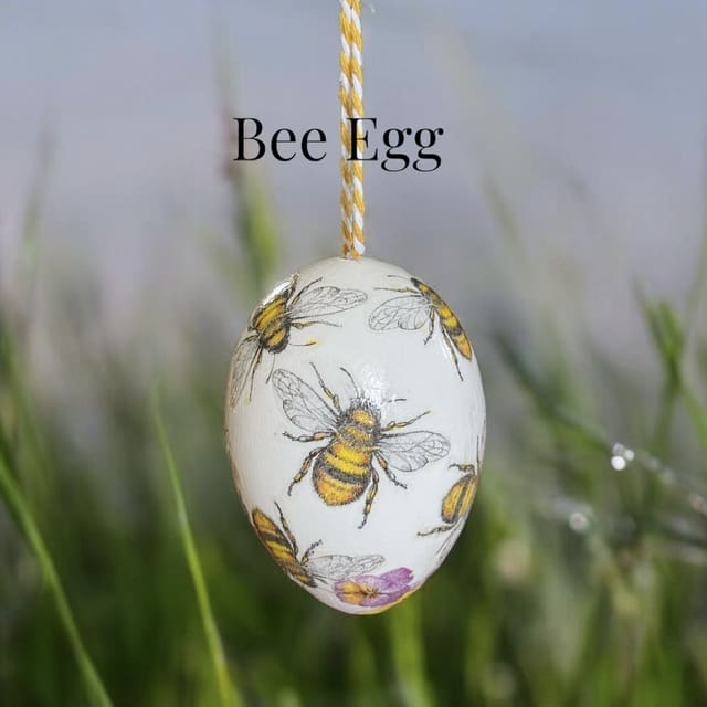 Hand crafted decoupaged Egg - Various designs - Image 5