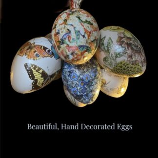 Hand crafted decoupaged Egg - Various designs