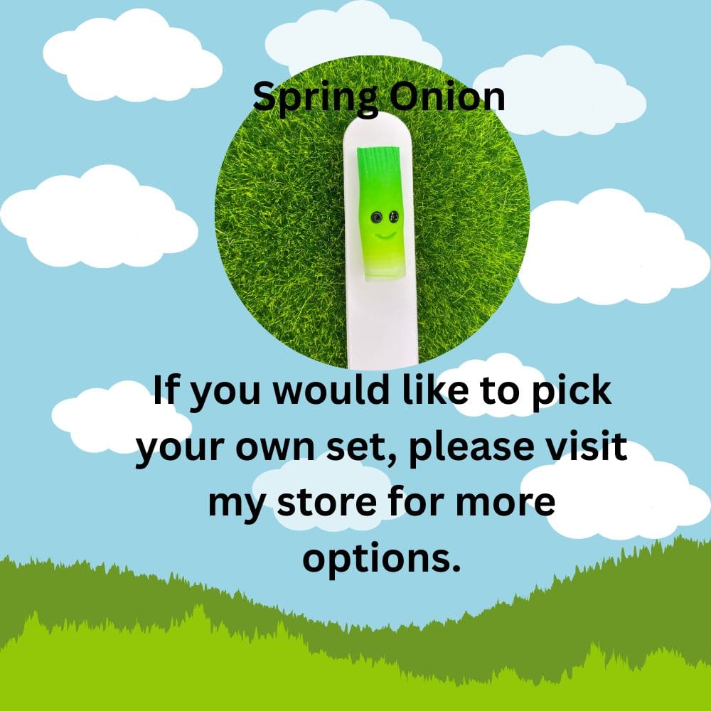 Set of 5 Salad Plant Labels – 6 Inch Custom Reusable Garden Stakes - Image 3