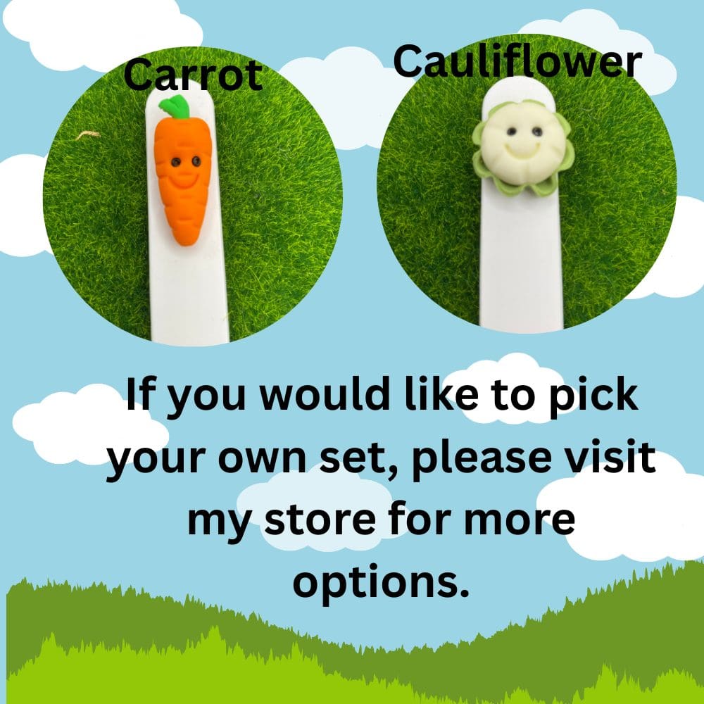 Set of 10 Vegetable Plant Labels – 6 Inch Custom Garden Markers - Image 4