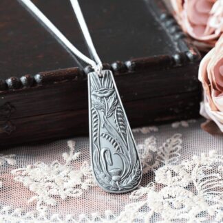 Art Nouveau Vintage Spoon Necklace