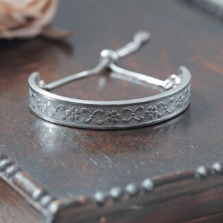 Cherry Blossom Vintage Spoon Bracelet