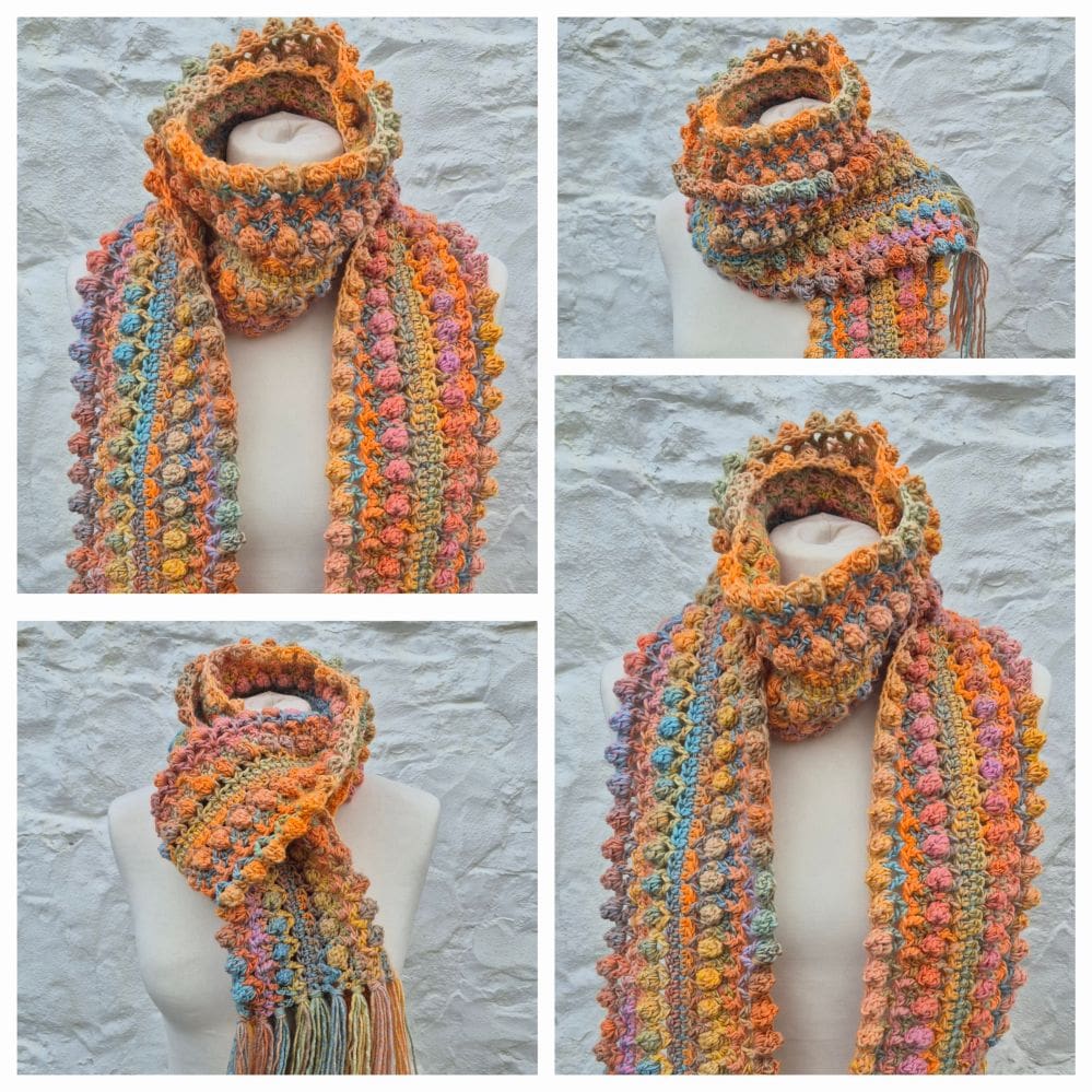 citrine sunrise scarf