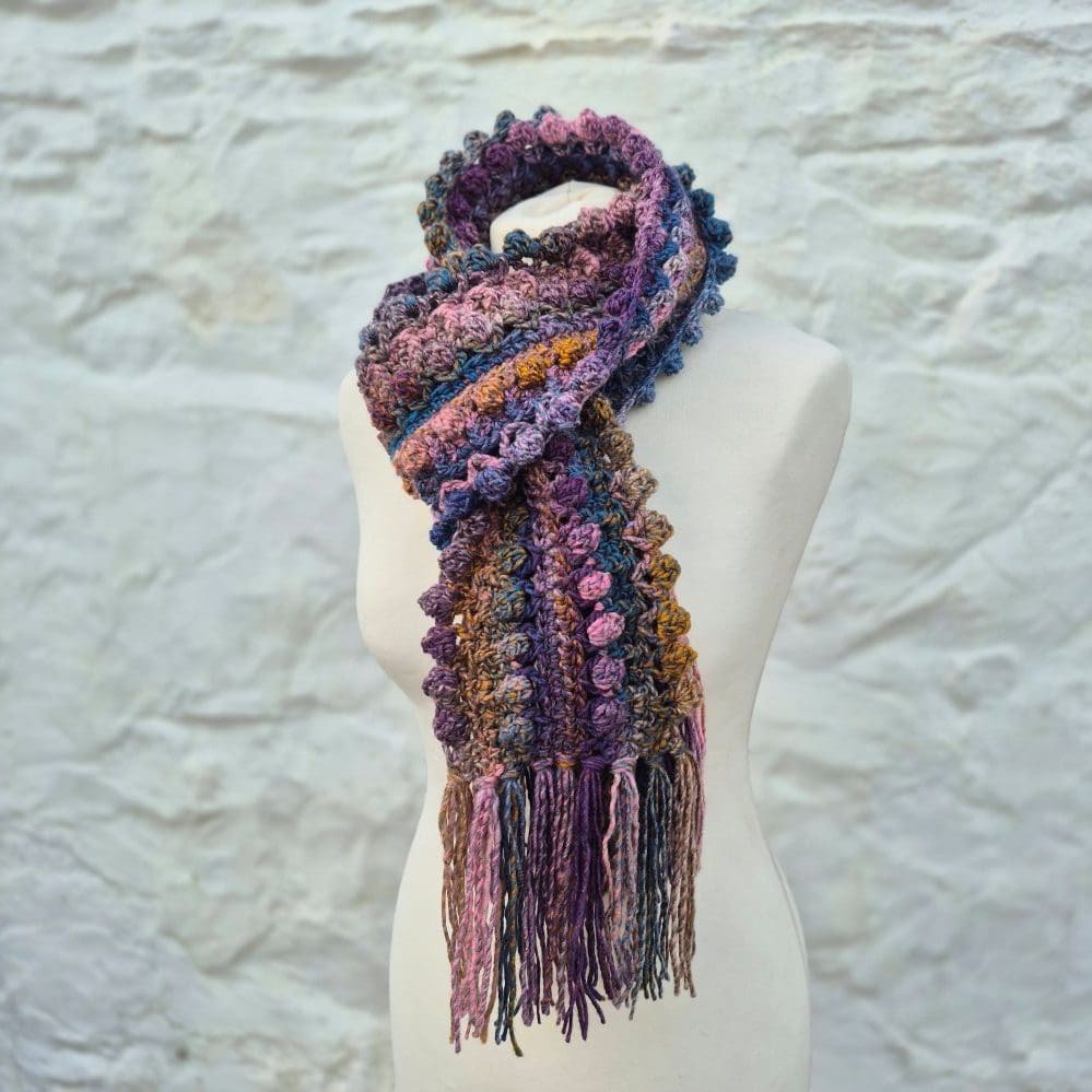 Crocheted Boho Scarf - Image 7