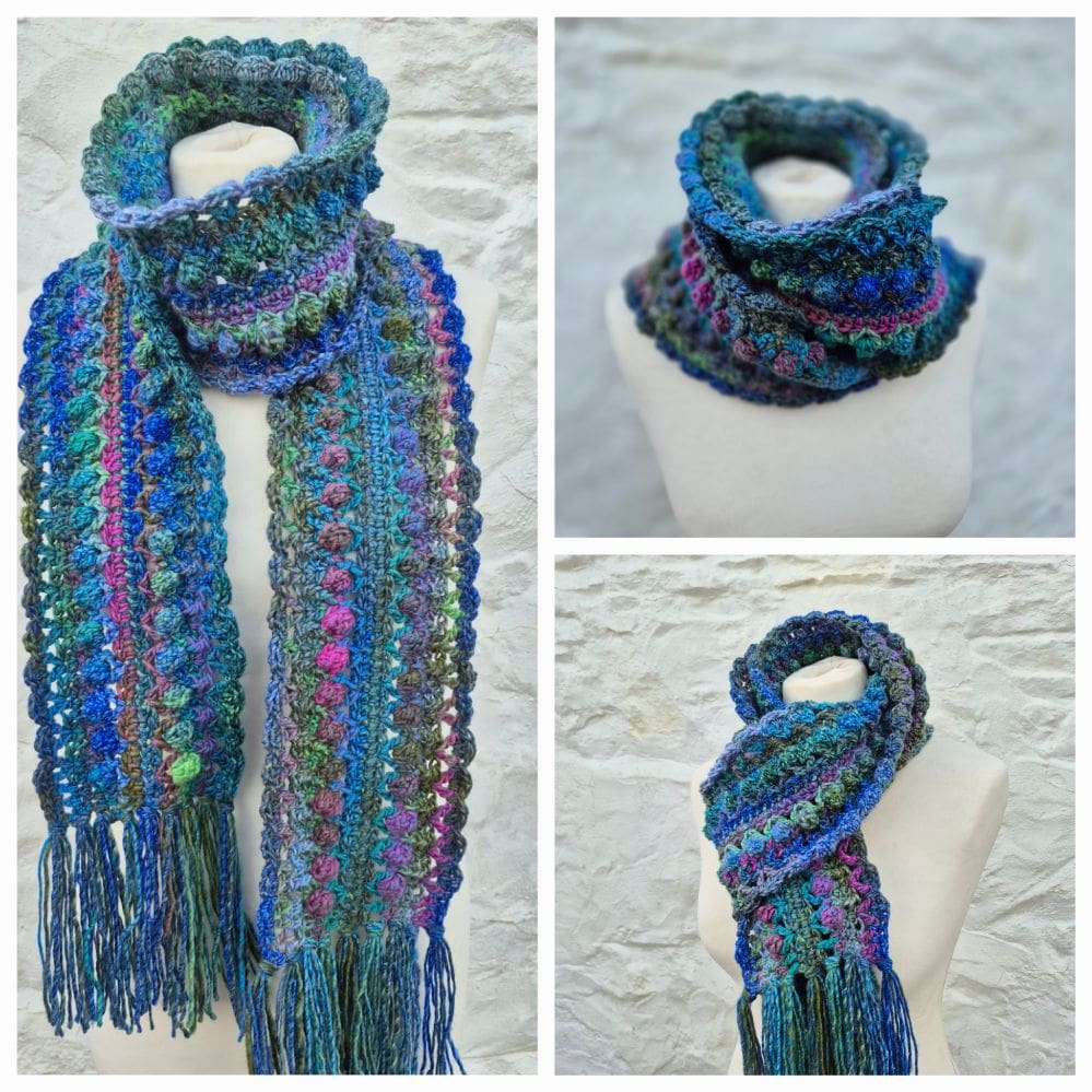 Crocheted Boho Scarf - Image 5