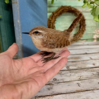 Needle Felted Wren Bird