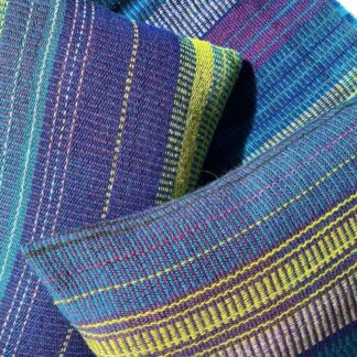 Large handwoven British wool cushion