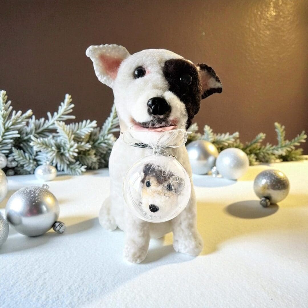 Handmade 30cm Dog Replica Keepsake-pet inspired wool sculpture - Image 3