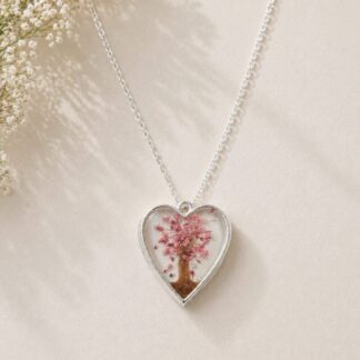 In Loving Memory Jewellery | Forever Close Ashes Hair Or Fur In Jewellery, Blossom Tree
