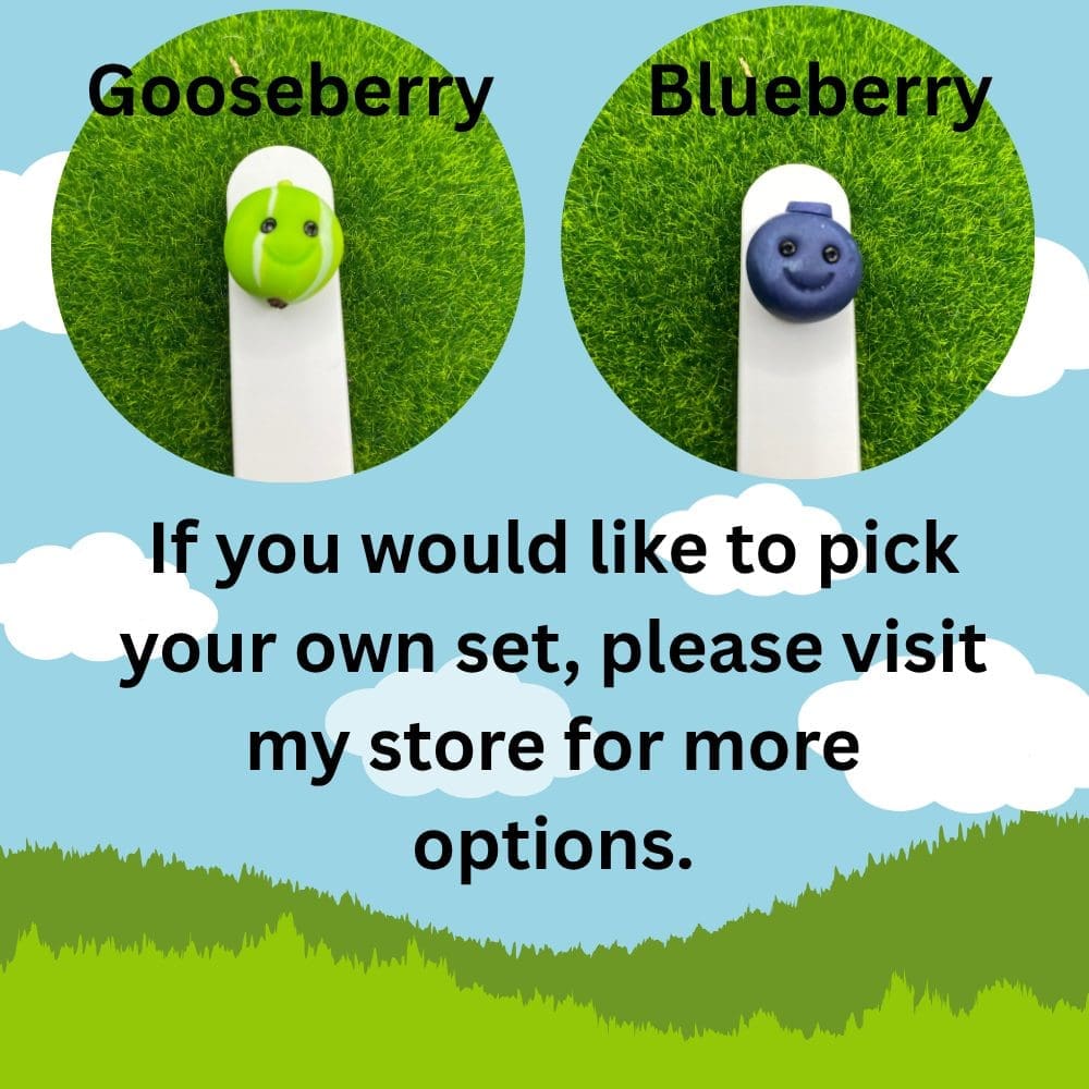 Set Of 6 Berry Plant Labels - 6 Inch Custom Garden Markers - Image 3