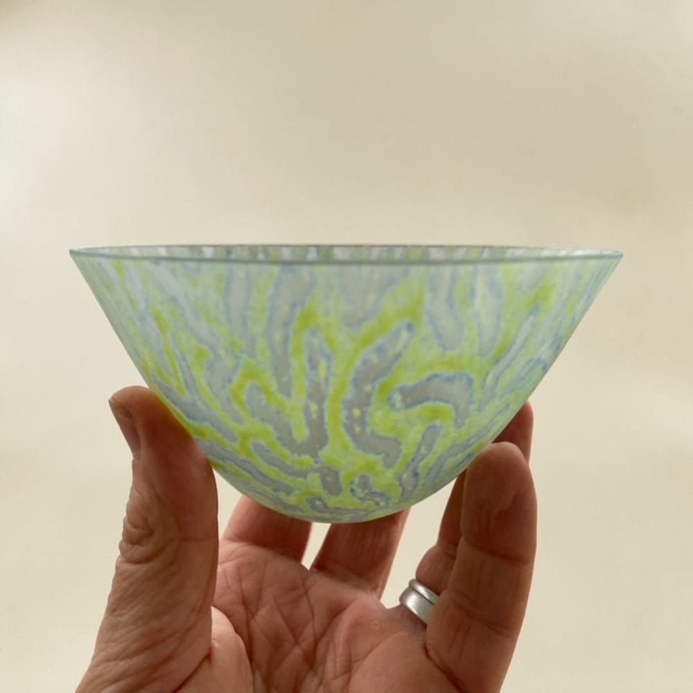 Coral inspired Medium Glass Bowl - Image 2