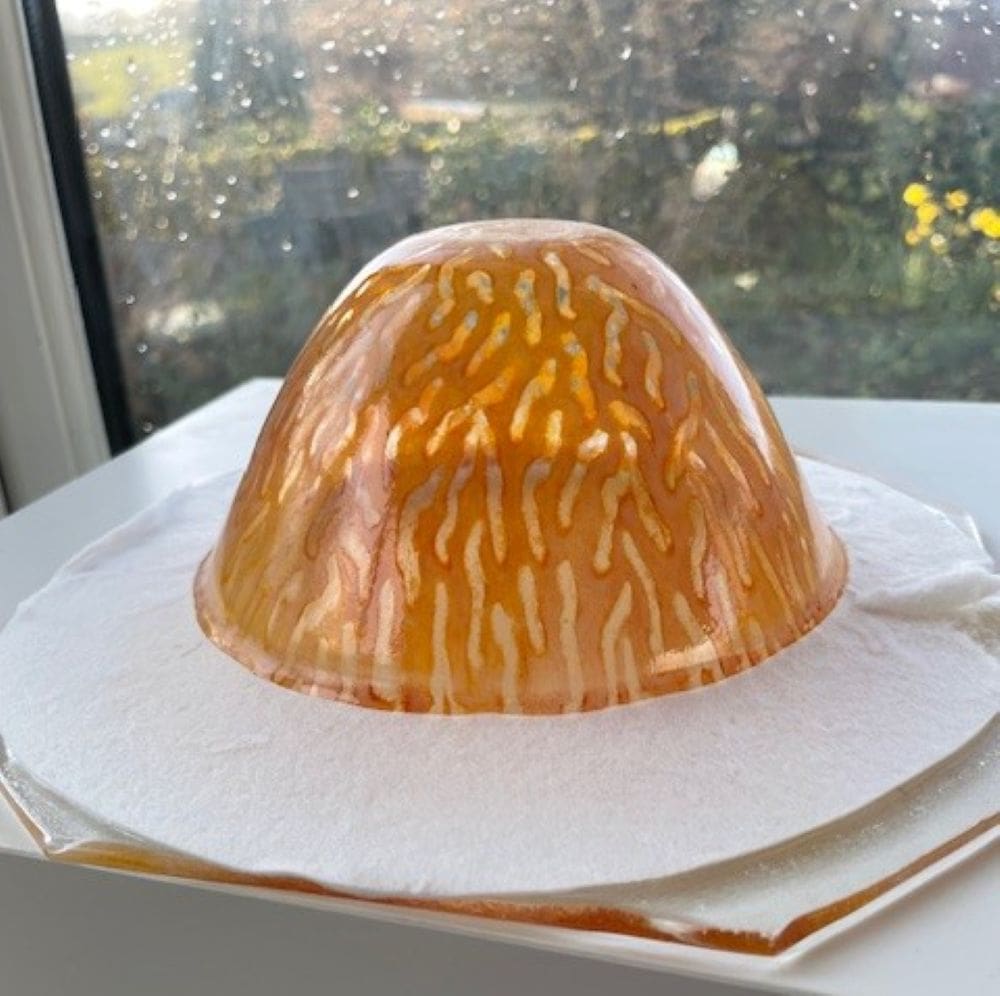 Coral inspired Medium Glass Bowl - Image 4