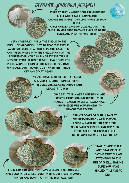 Decorate your own Sea Shell Kit - Various designs - Image 5
