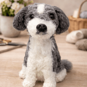 Handmade 30cm Dog Replica Keepsake-pet inspired wool sculpture (Copy) - Image 8