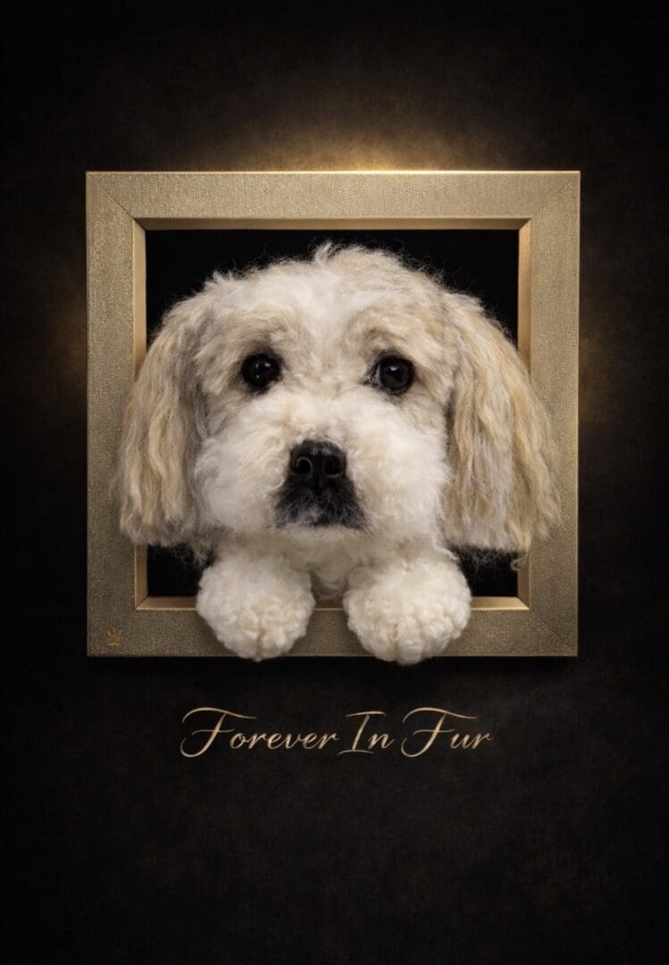 3D 6x6 inch custom dog portrait - Image 3