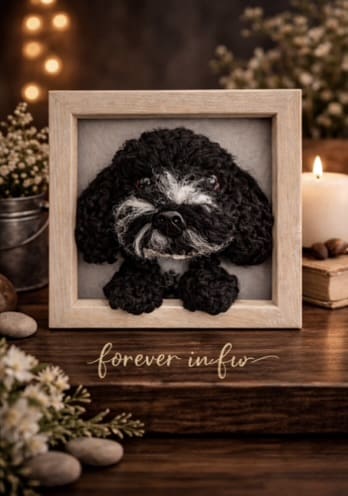 3D 6x6 inch custom dog portrait - Image 4