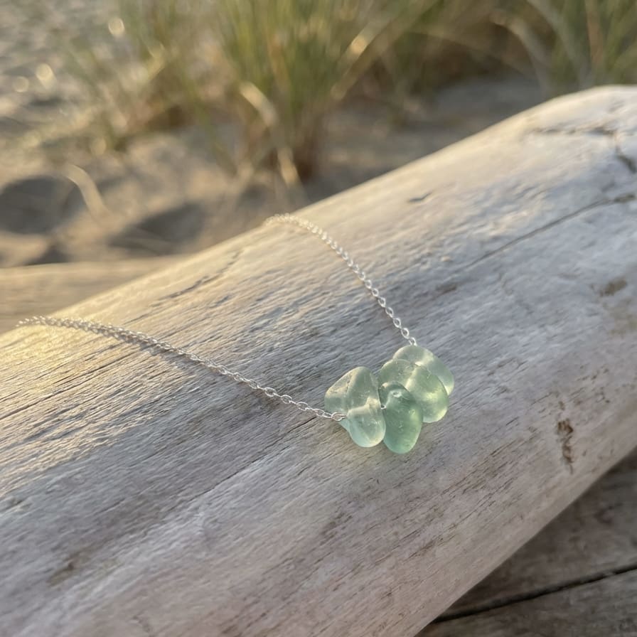 Sea glass necklace - Image 3