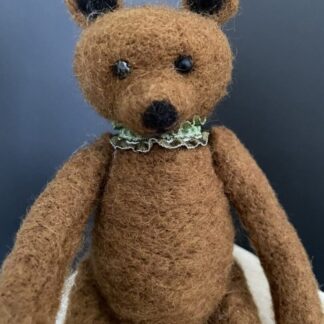 Needlefelt Teddy, fully string jointed