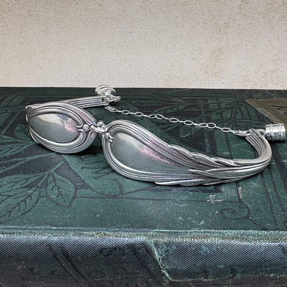 Antique Lily Pattern spoon handle bracelet - Image 5