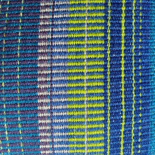 Large handwoven British wool cushion - Image 5