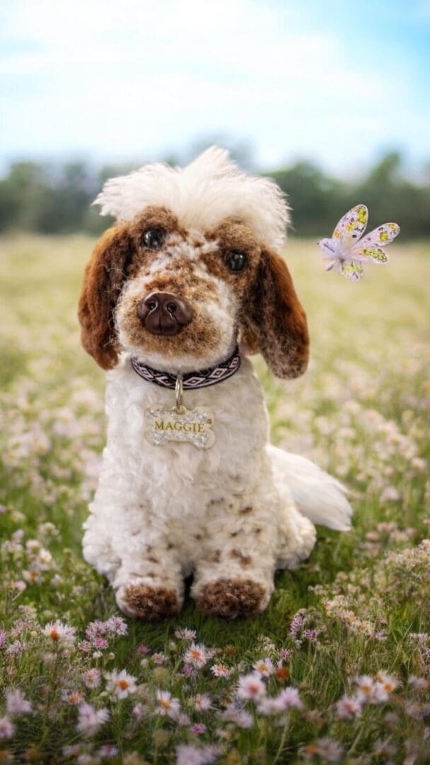 Handmade 30cm Dog Replica Keepsake-pet inspired wool sculpture (Copy) - Image 2