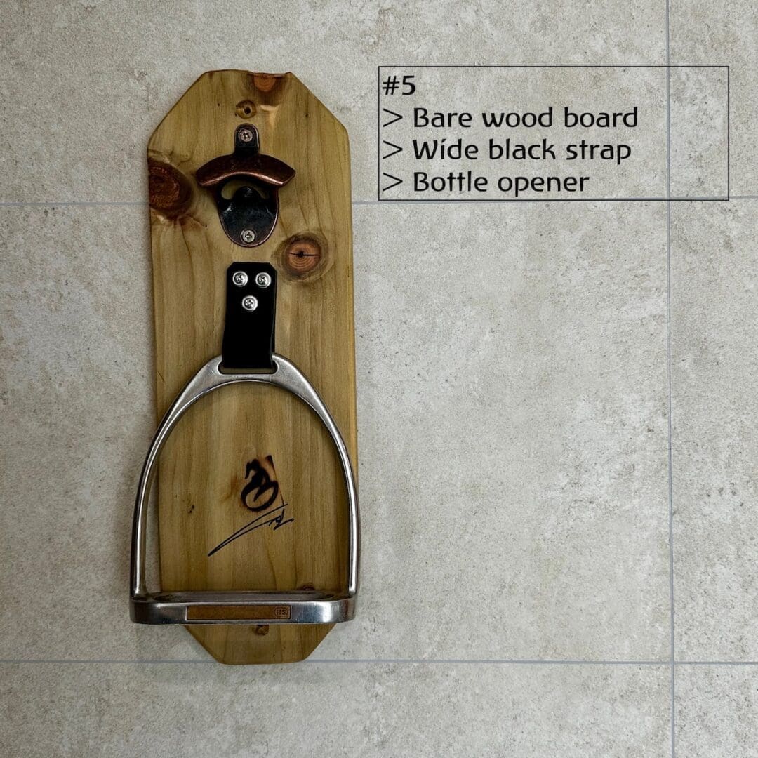 Riding Stirrup Iron & Wooden Towel Holder - Unique & Handmade In The UK - Image 5