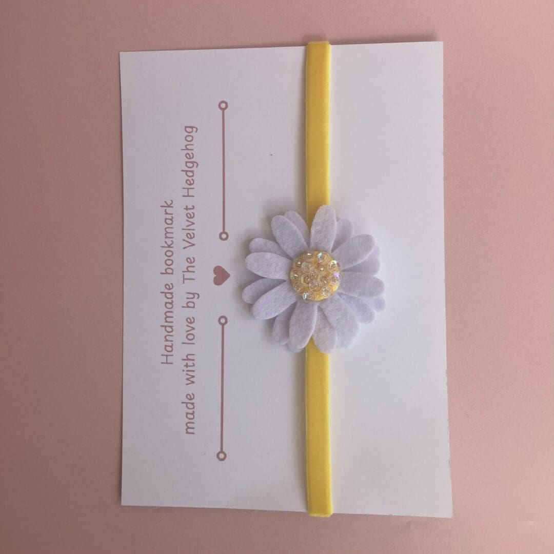 Your bookmark will come on a presentation card making it ideal as a gift