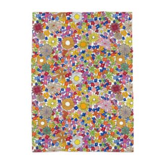 Flower Head Tea Towel