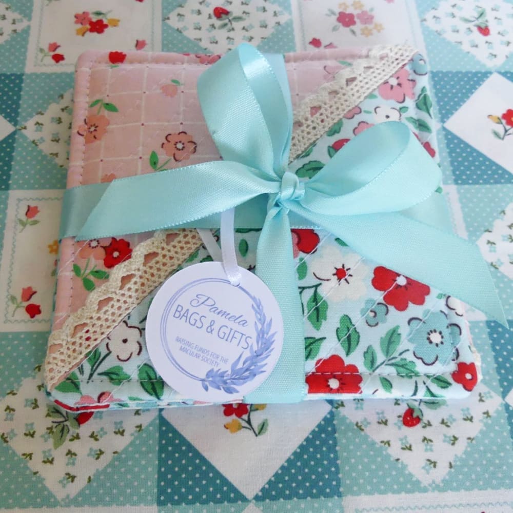Drinks Coasters Set of 2 Country Cottage Style - Image 7