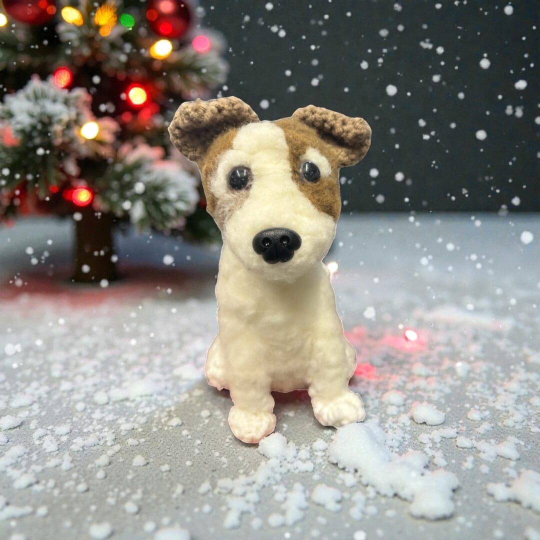 Handmade 30cm Dog Replica Keepsake-pet inspired wool sculpture (Copy) - Image 4