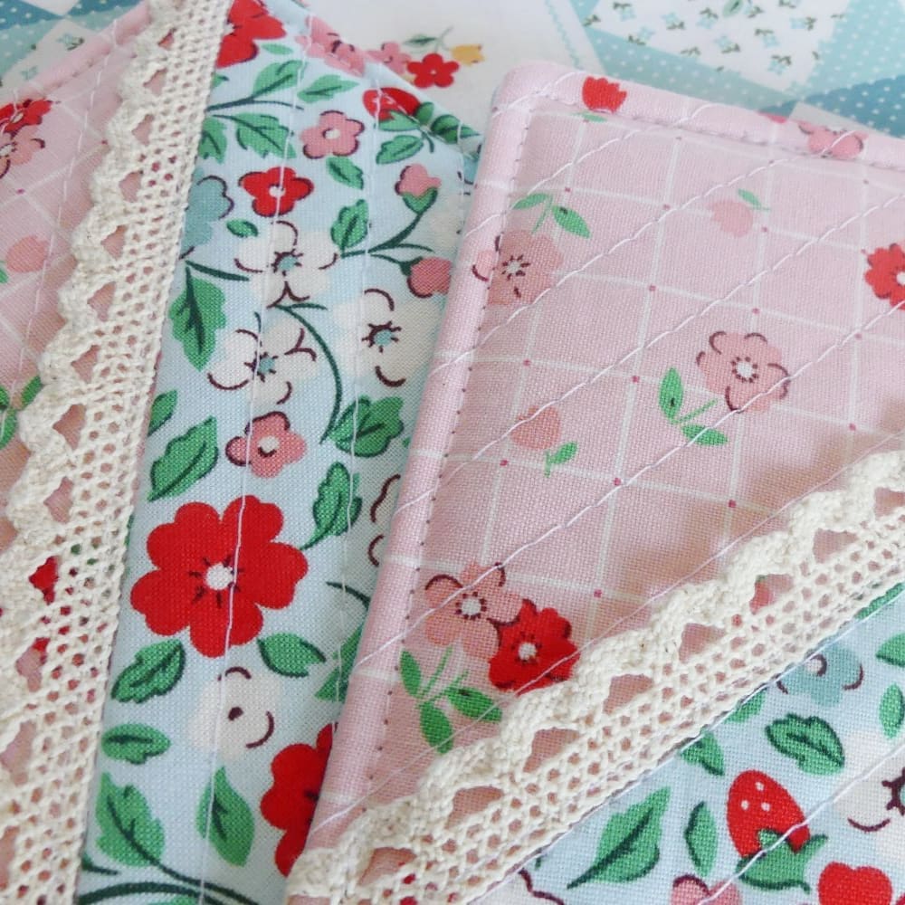 Drinks Coasters Set of 2 Country Cottage Style - Image 3