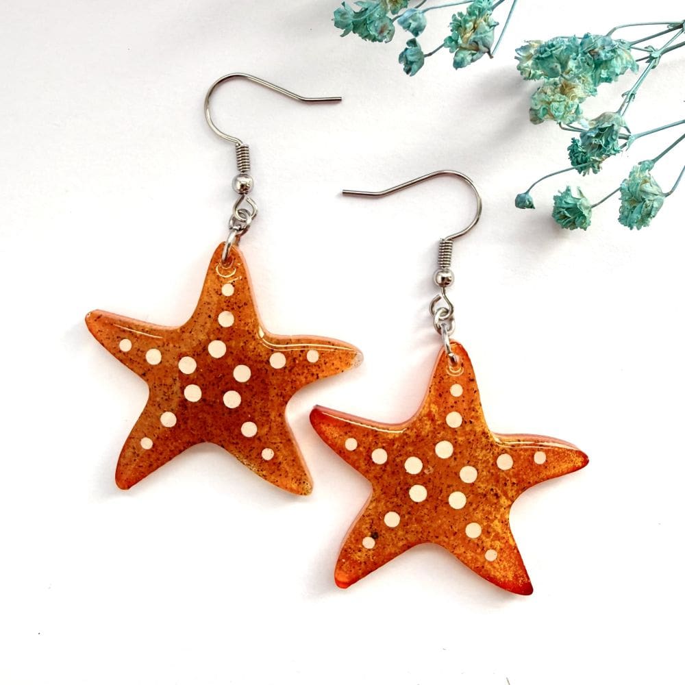 Starfish Hypoallergeic Earrings- Marine Charity Donation - Image 9