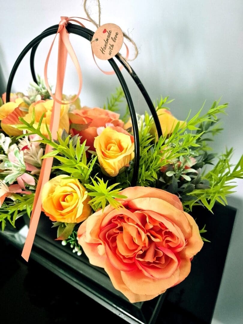 Gift Handbag with Luxury Flowers - Image 4