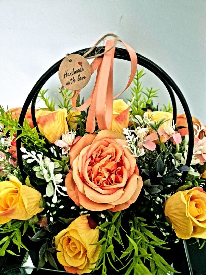 Gift Handbag with Luxury Flowers - Image 8