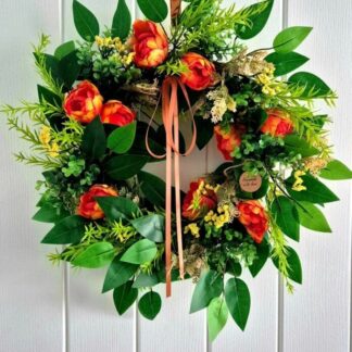 Tulip Grapevine Wreath
