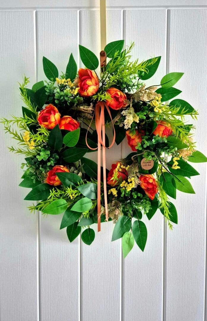 Tulip Grapevine Wreath
