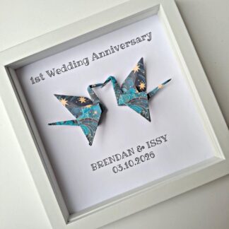 origami 1st paper anniversary gift handmade by The Origami Soul