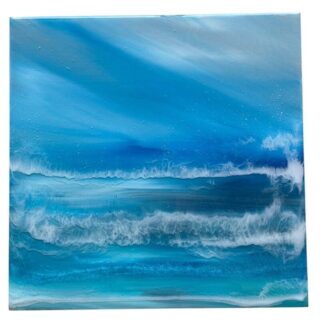 Azure breakers seascape