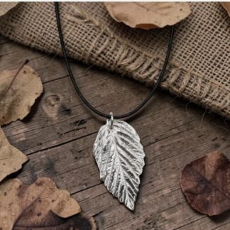 Silver Leaf Pendant