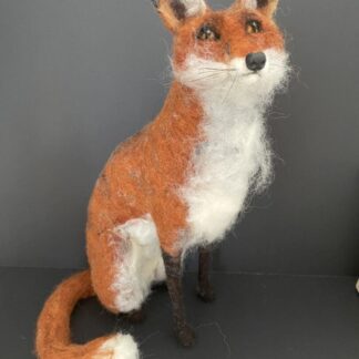 Large needlefelt fox