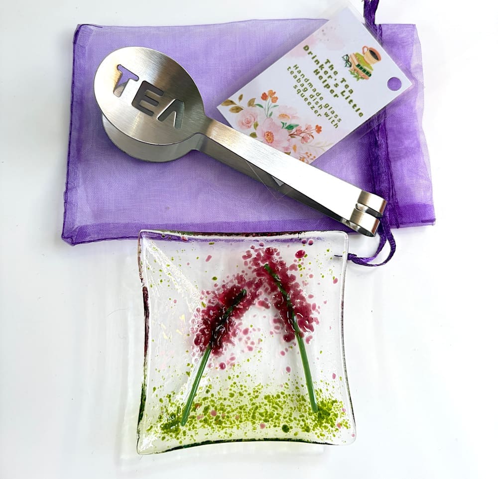 Tea drinkers helper (tea bag squeezer set in various flower designs) - Image 5