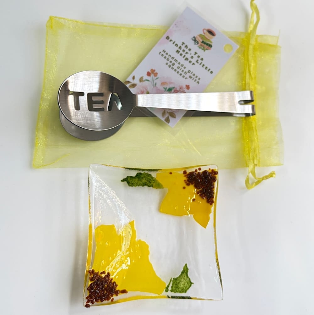 Tea drinkers helper (tea bag squeezer set in various flower designs) - Image 9