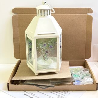 Fused glass lantern make at home kit