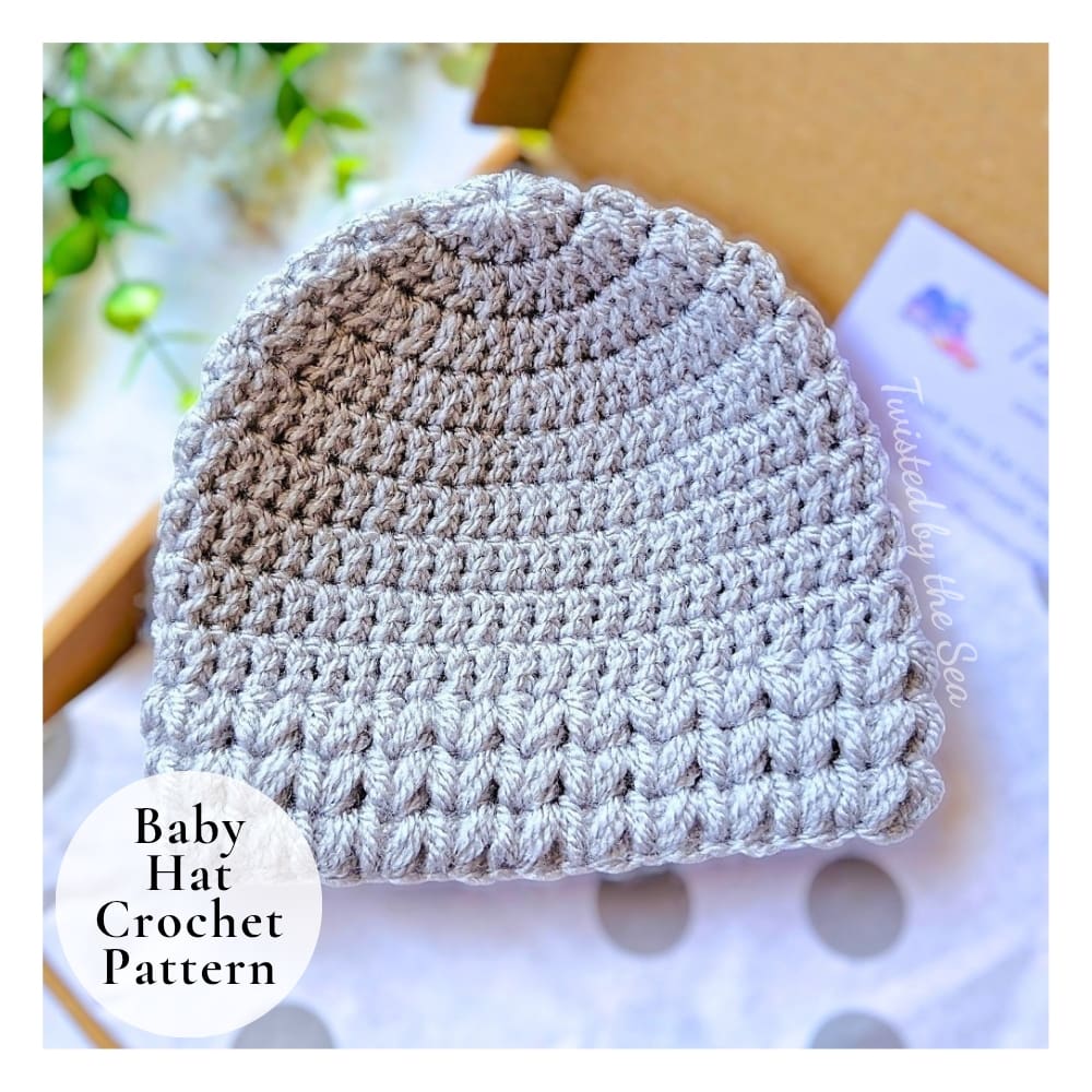 crochet baby hat pattern - sizes newborn to 6 months